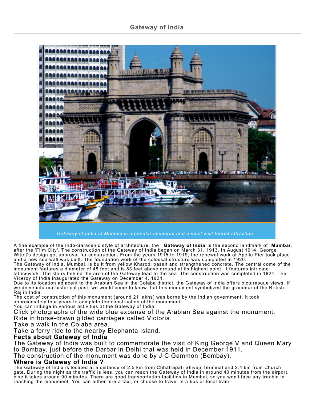 Gateway of India