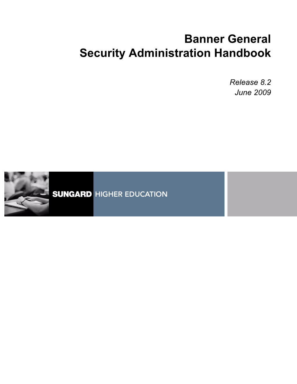 Banner General / Security Administration Handbook