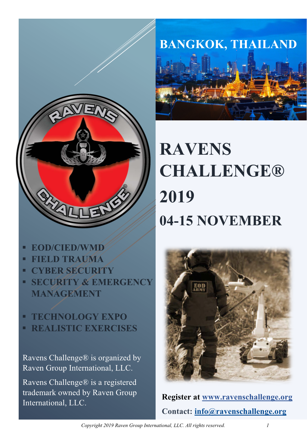 Ravens Challenge 2019 Exhibitor