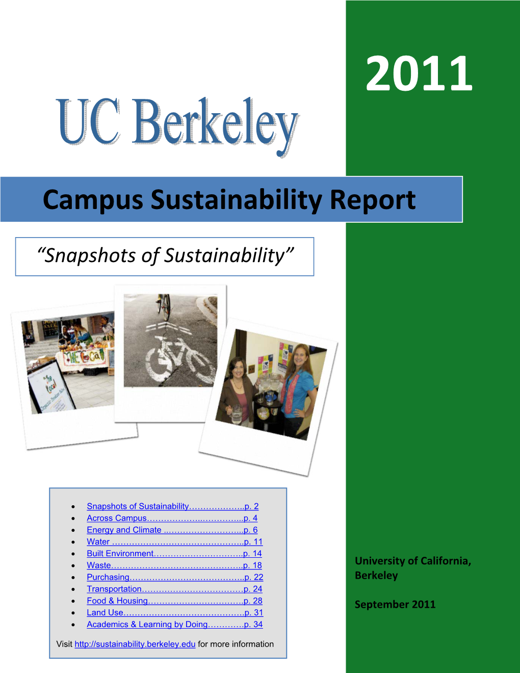 Campus Sustainability Report