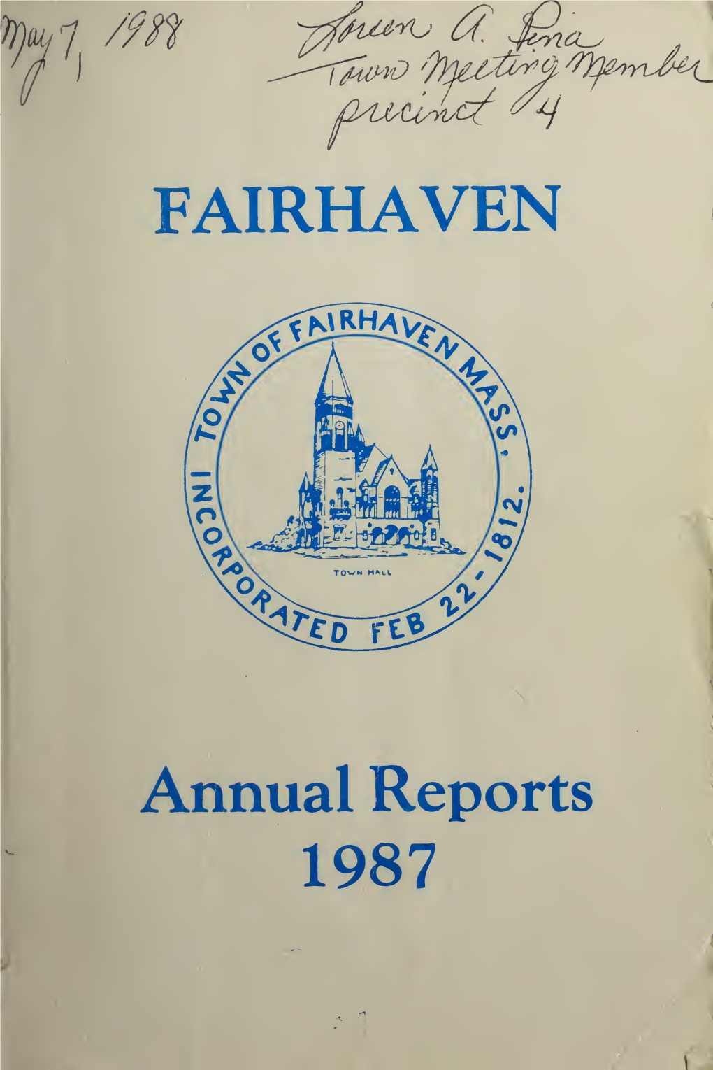 Fairhaven-1987.Pdf (9.869Mb)