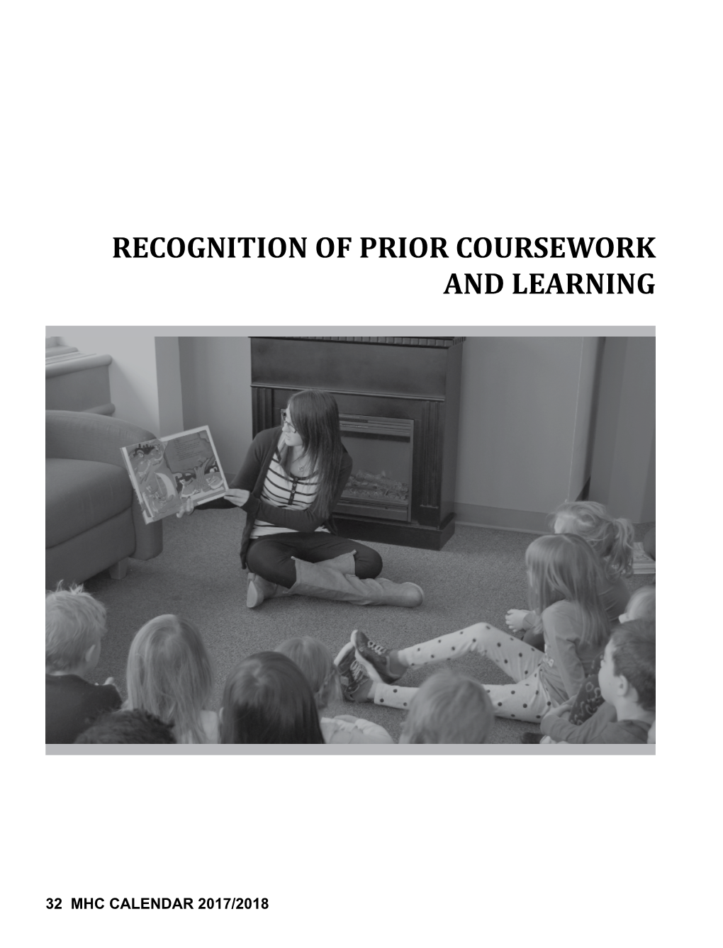 Recognition of Prior Coursework and Learning