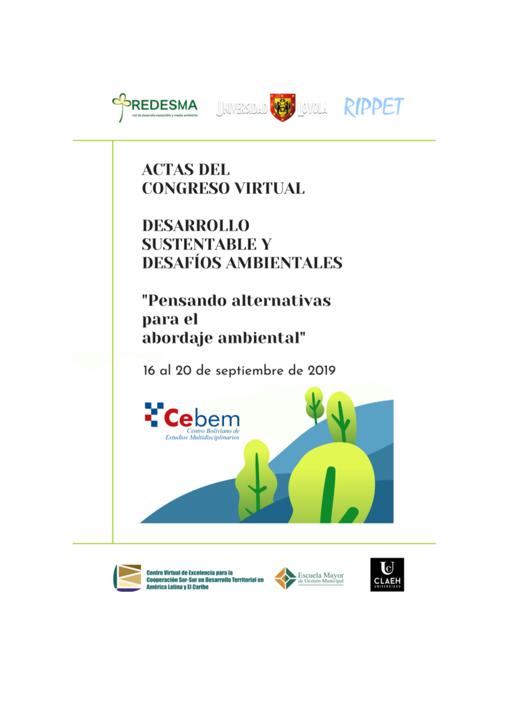 Acta Del Congreso Virtual Desarrollo Sustentable Y Desafíos Ambientales