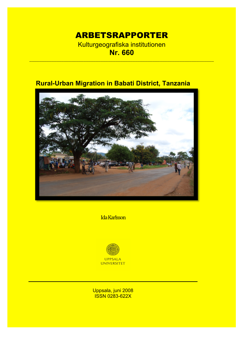 Rural-Urban Migration in Babati, Tanzania