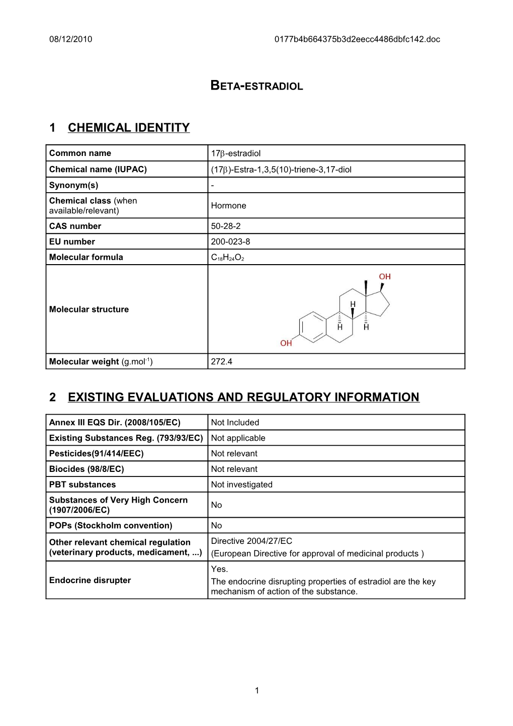 Name of the Substance