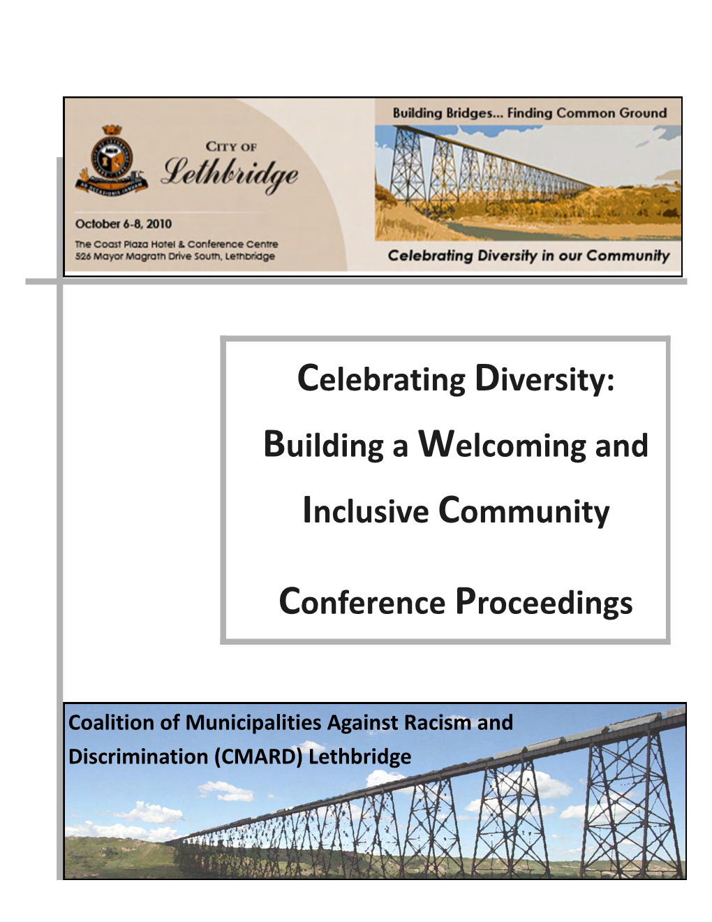 Celebrating Diversity Conference – Building a 2010 Welcoming and Inclusive Community