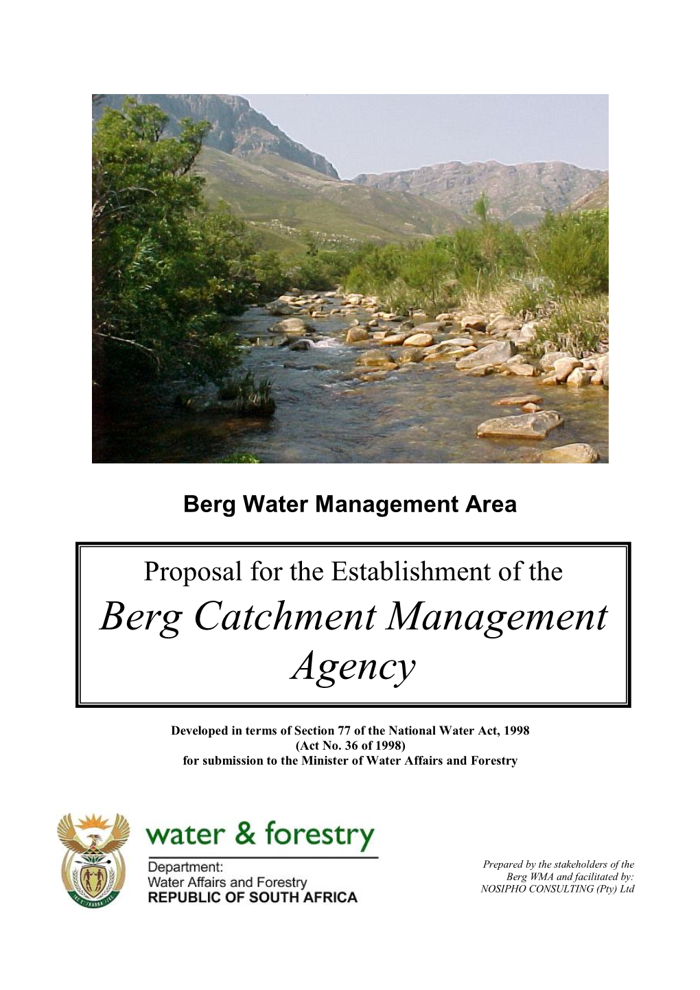Berg Catchment Management Agency