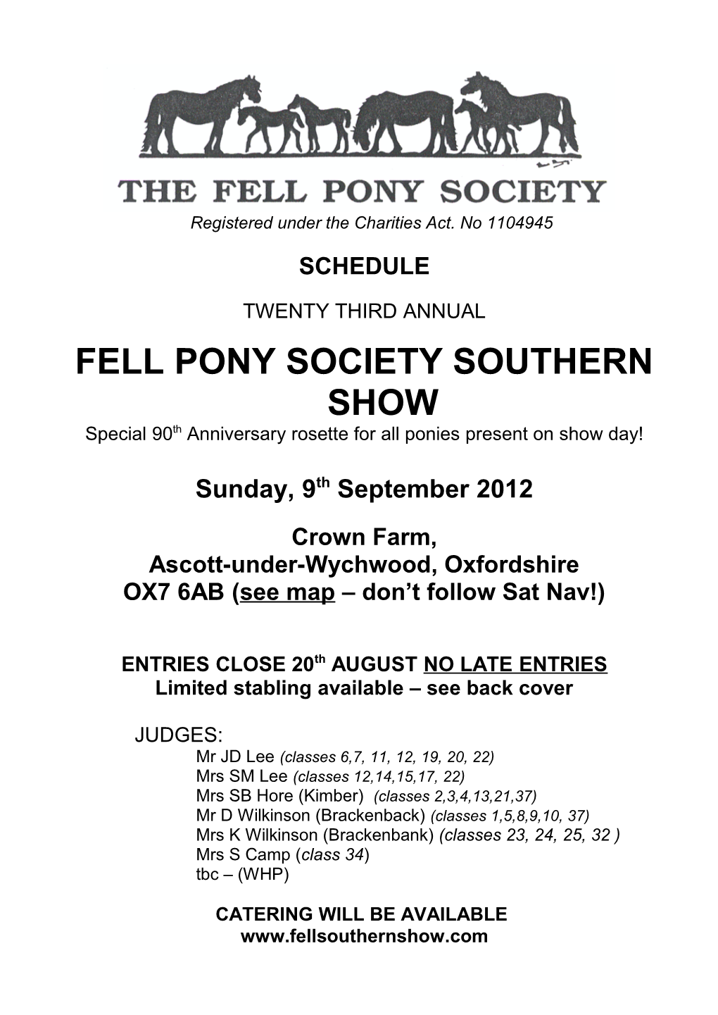 Fell Pony Society Southern Show s1