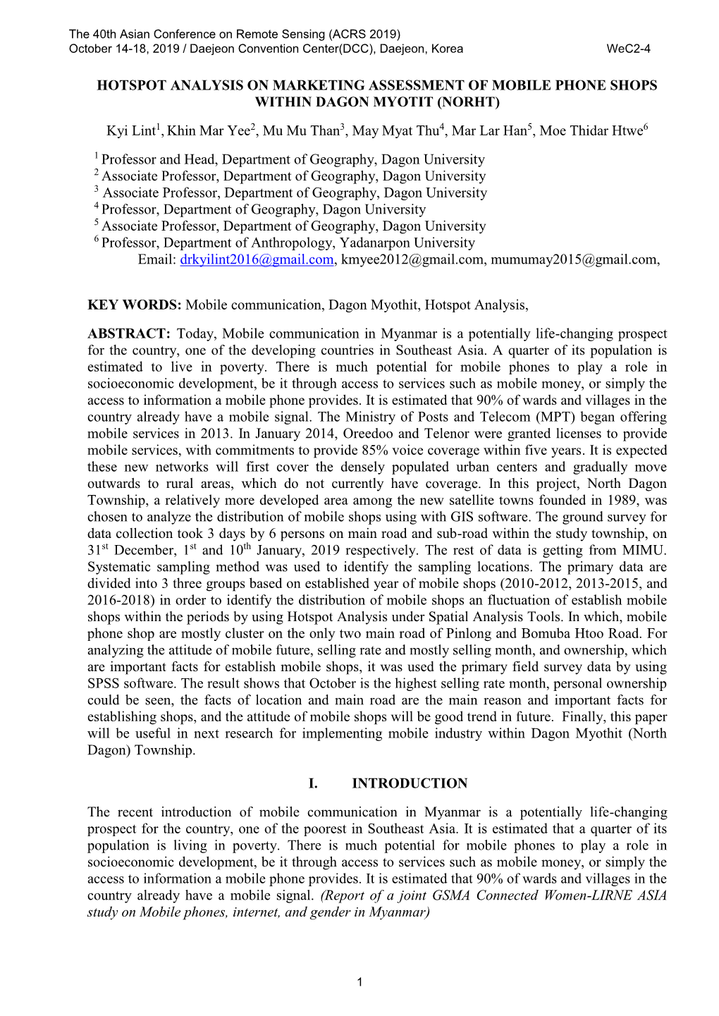 Hotspot Analysis on Marketing Assessment Of