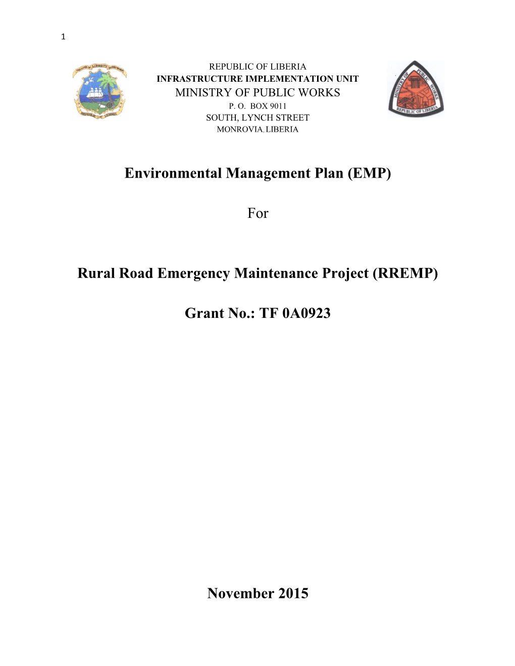 Infrastructure Implementation Unit