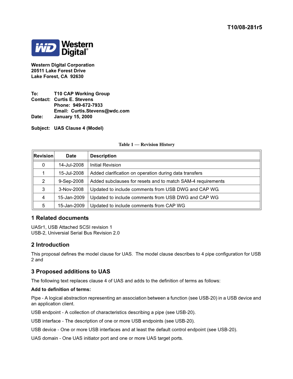 Serial Attached SCSI Standard