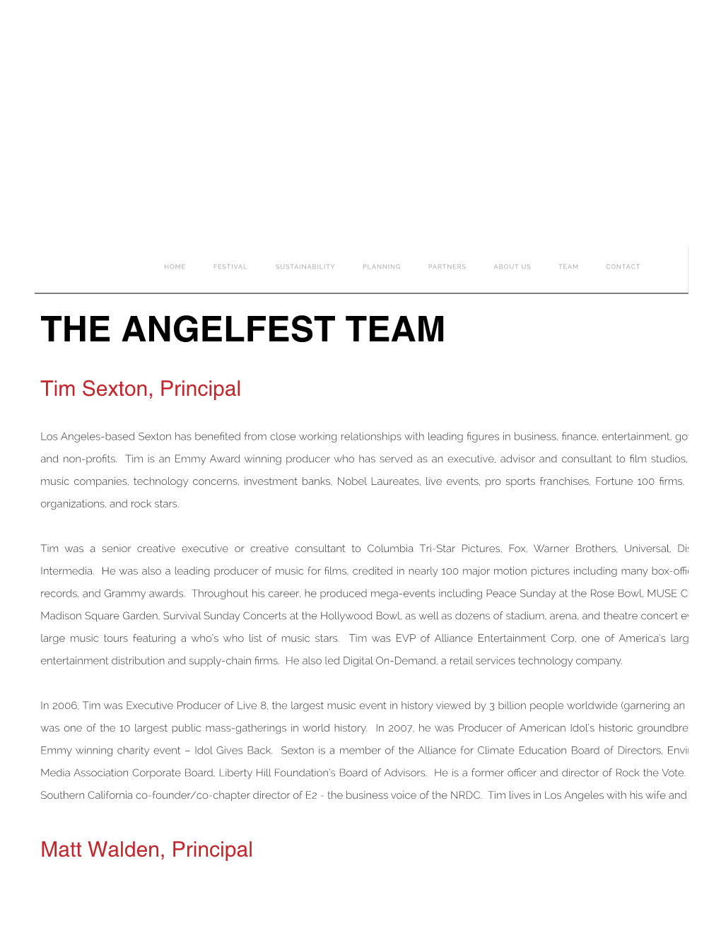 The Angelfest Team