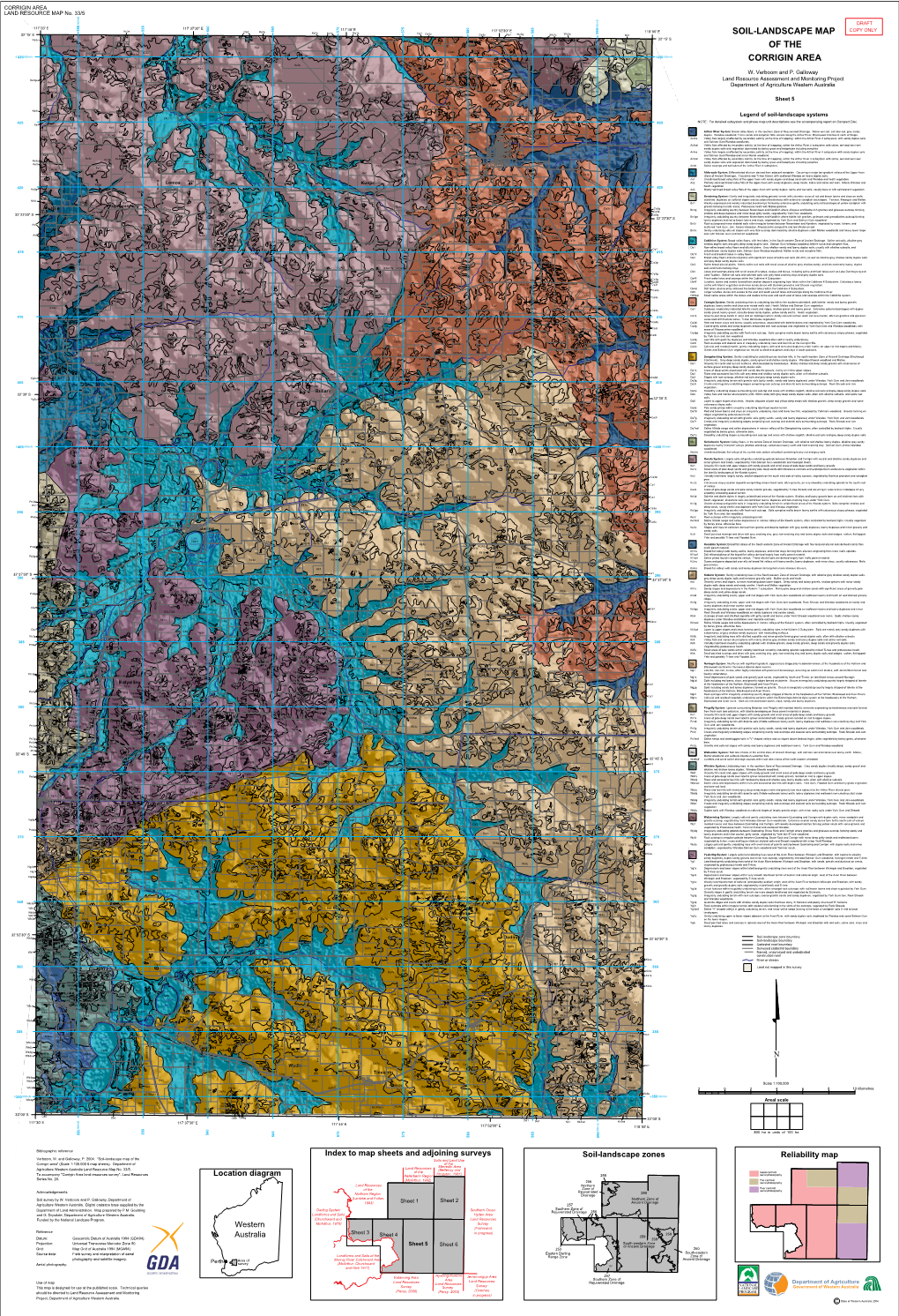 Soil-Landscape Map of the Corrigin Area