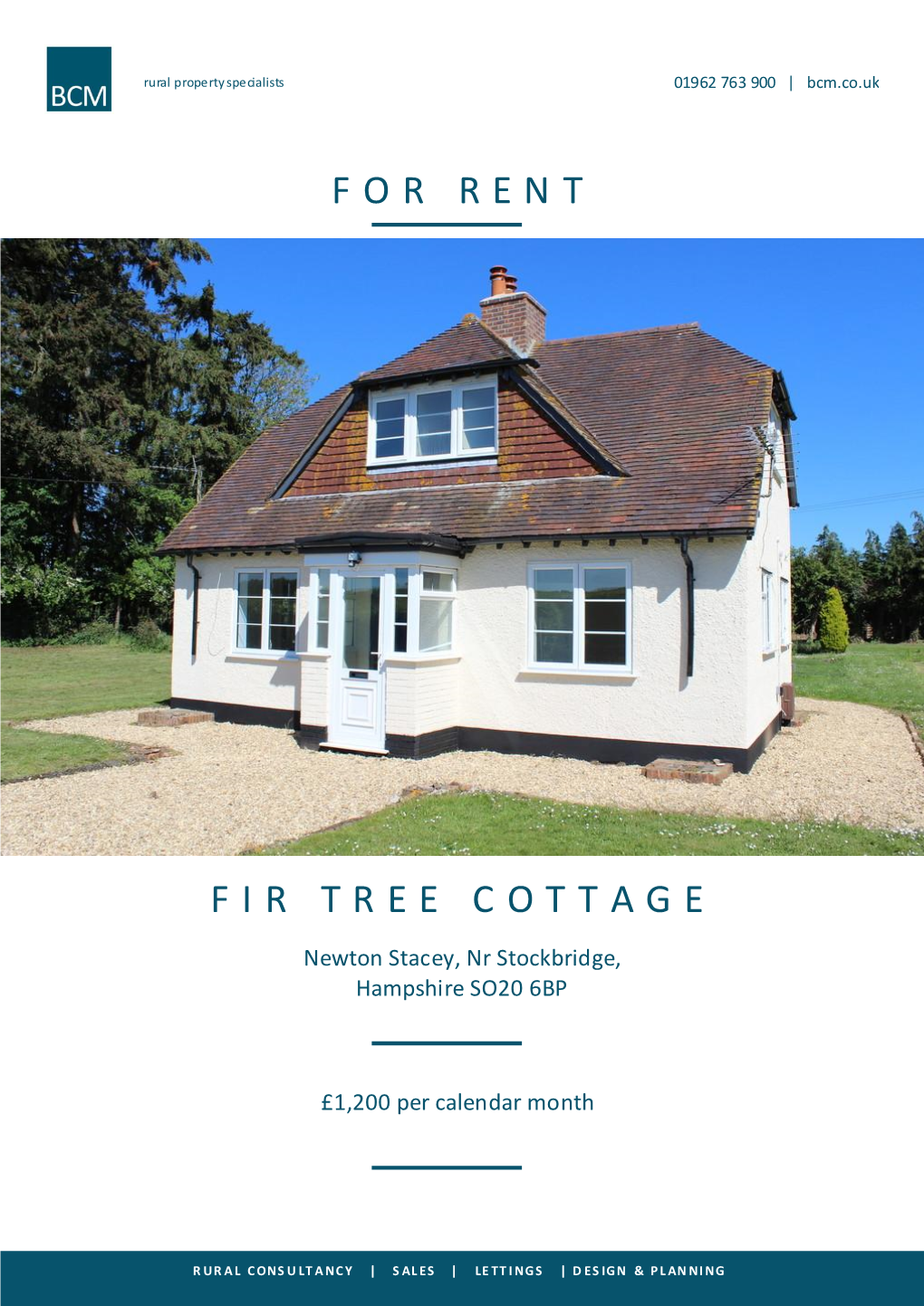 For Rent Fir Tree Cottage