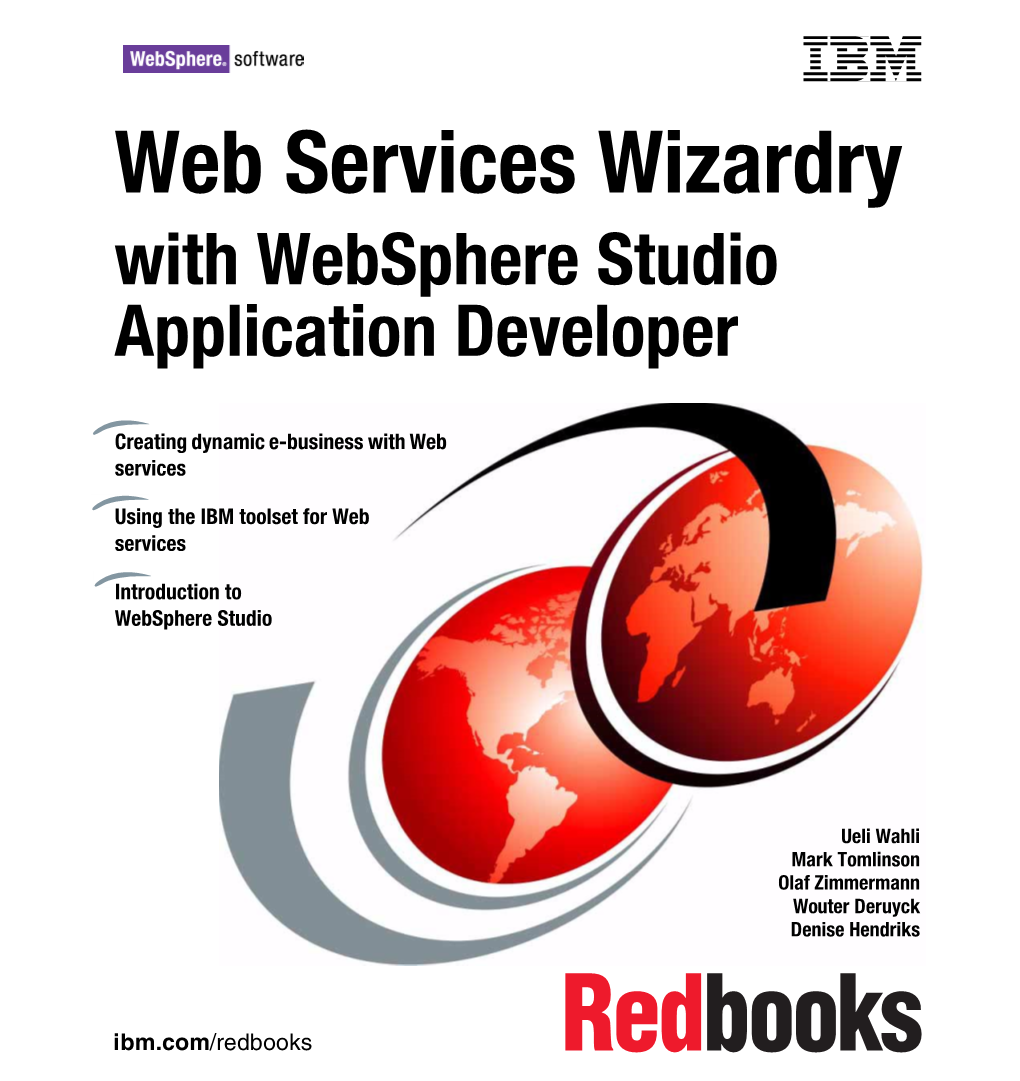 Web Services Wizardry with Websphere Studio Application Developer