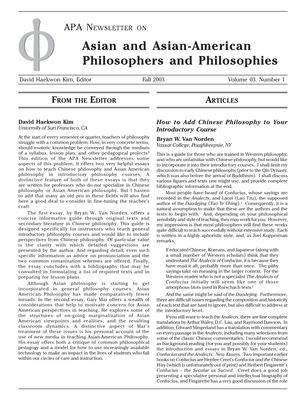 Asian and Asian-American Philosophers and Philosophies