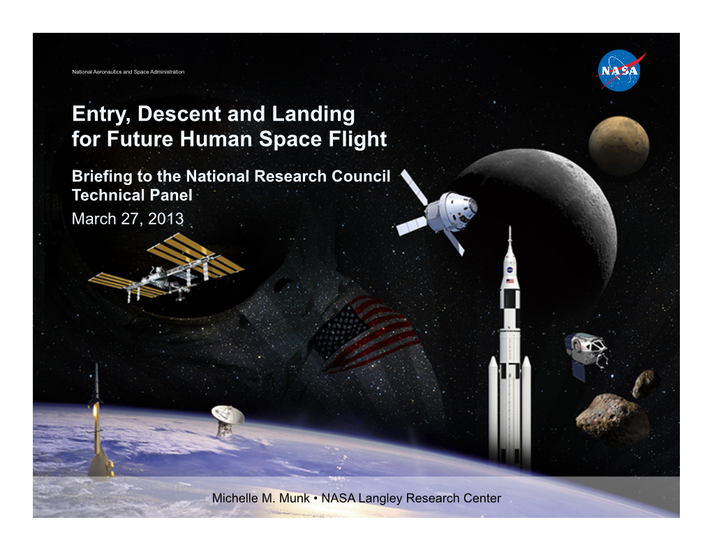 Mars Entry, Descent & Landing (EDL)