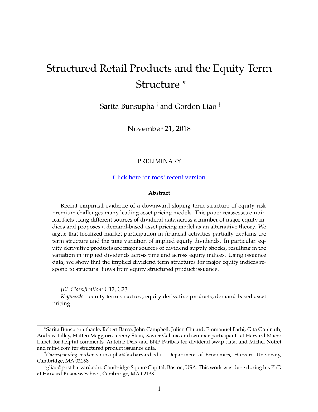 Structured Retail Products and the Equity Term Structure ∗