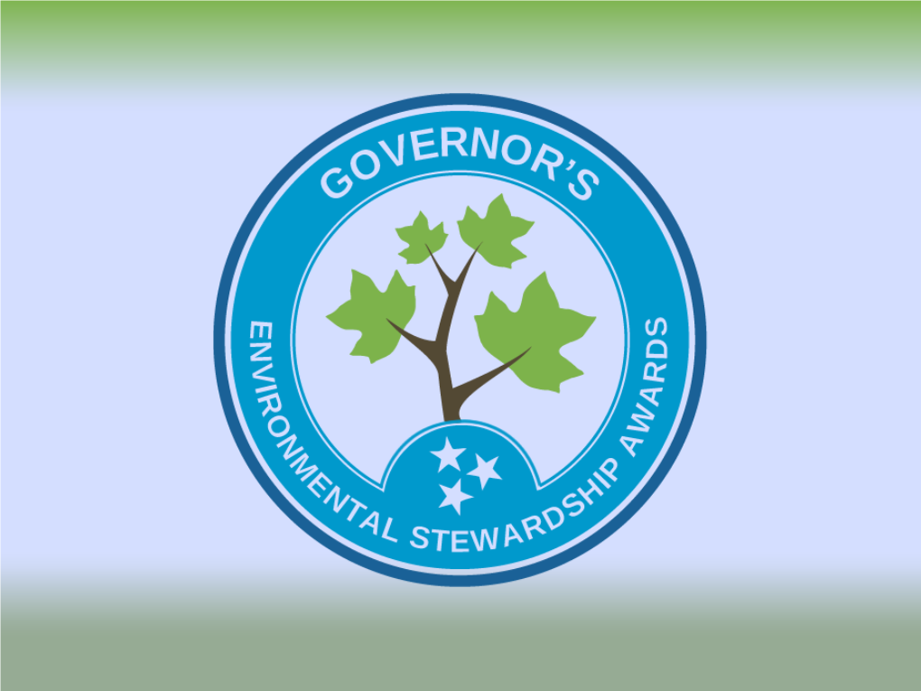 The Governor's Environmental Stewardship Award