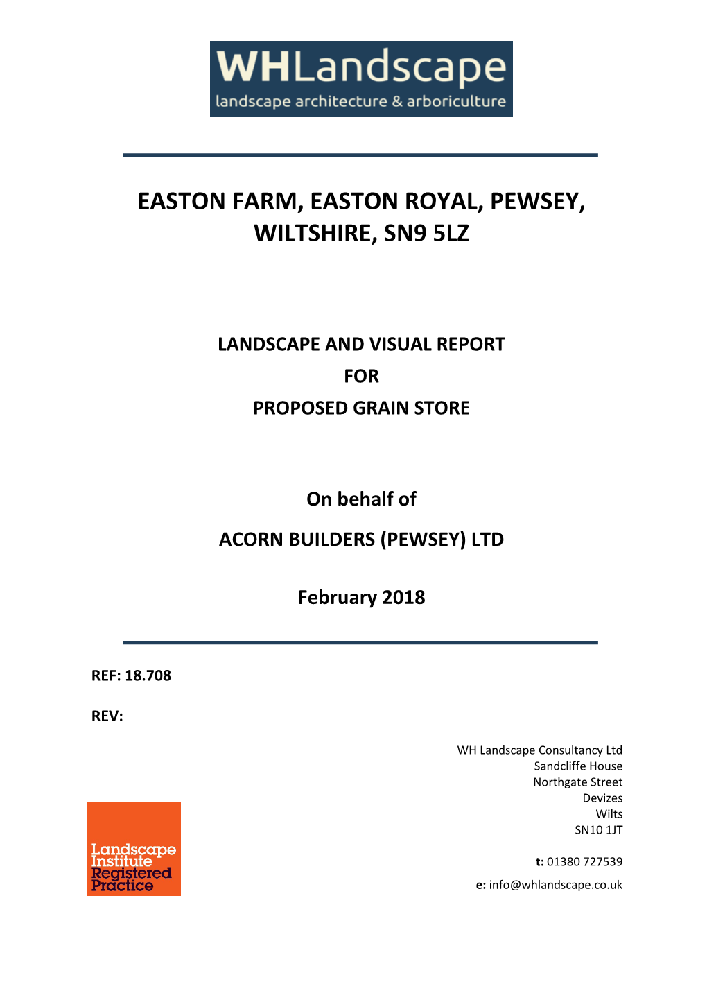Easton Farm, Easton Royal, Pewsey, Wiltshire, Sn9 5Lz