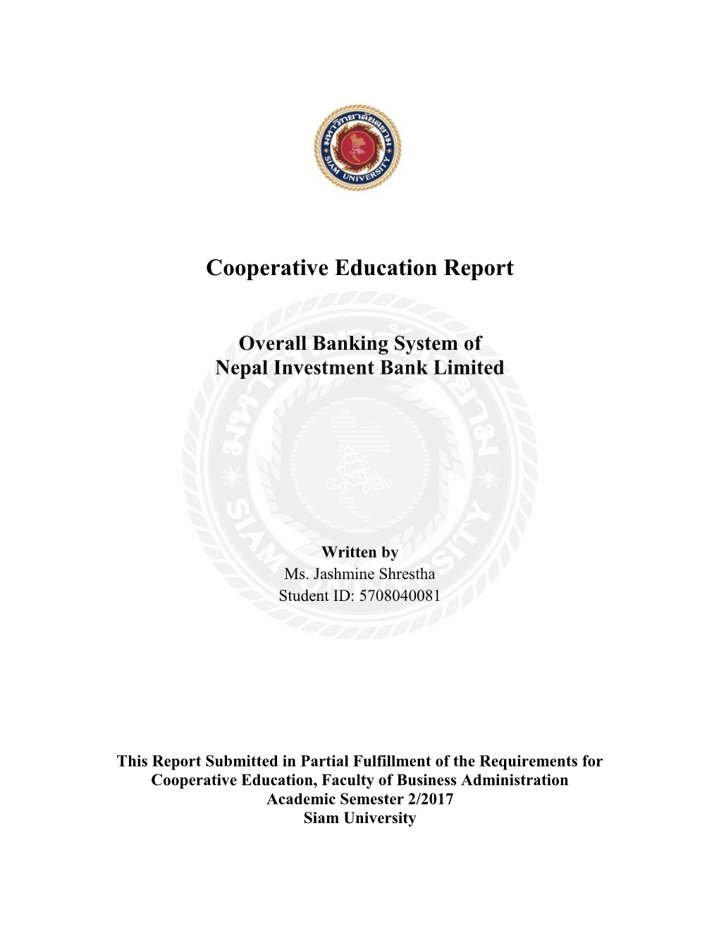 Overall Banking System of Nepal Investment Bank Limited