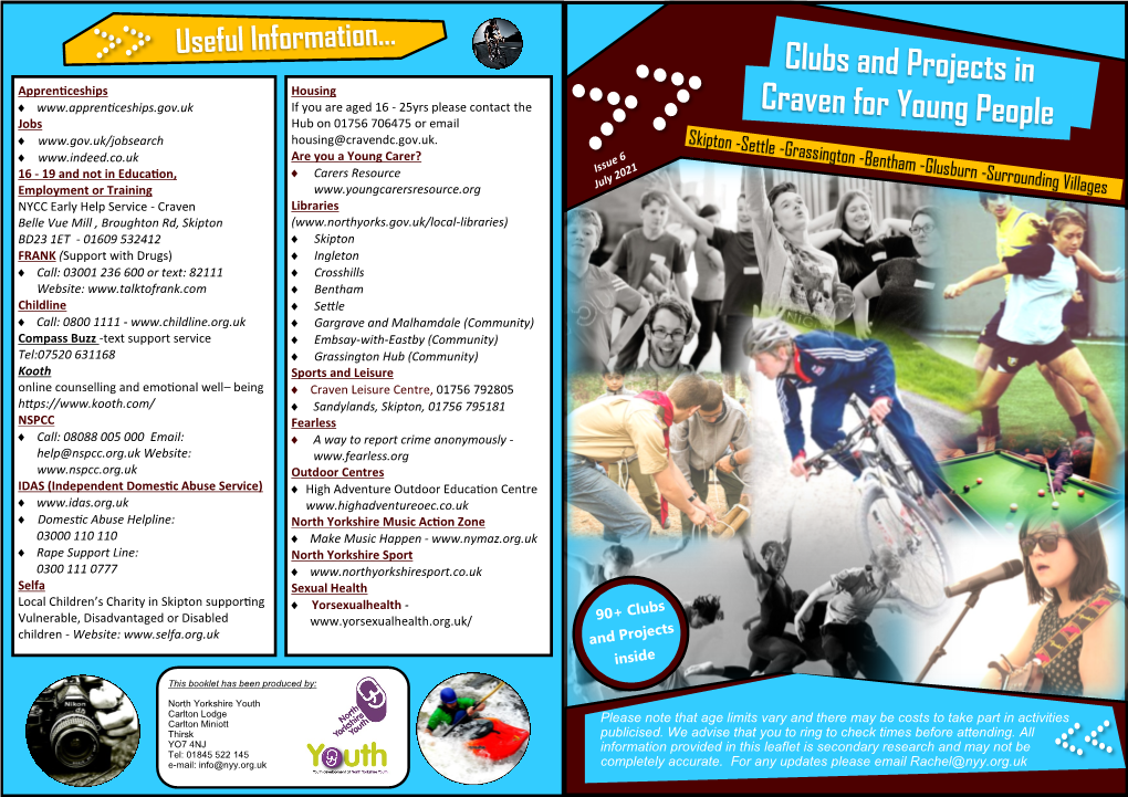 Youth Clubs/Projects