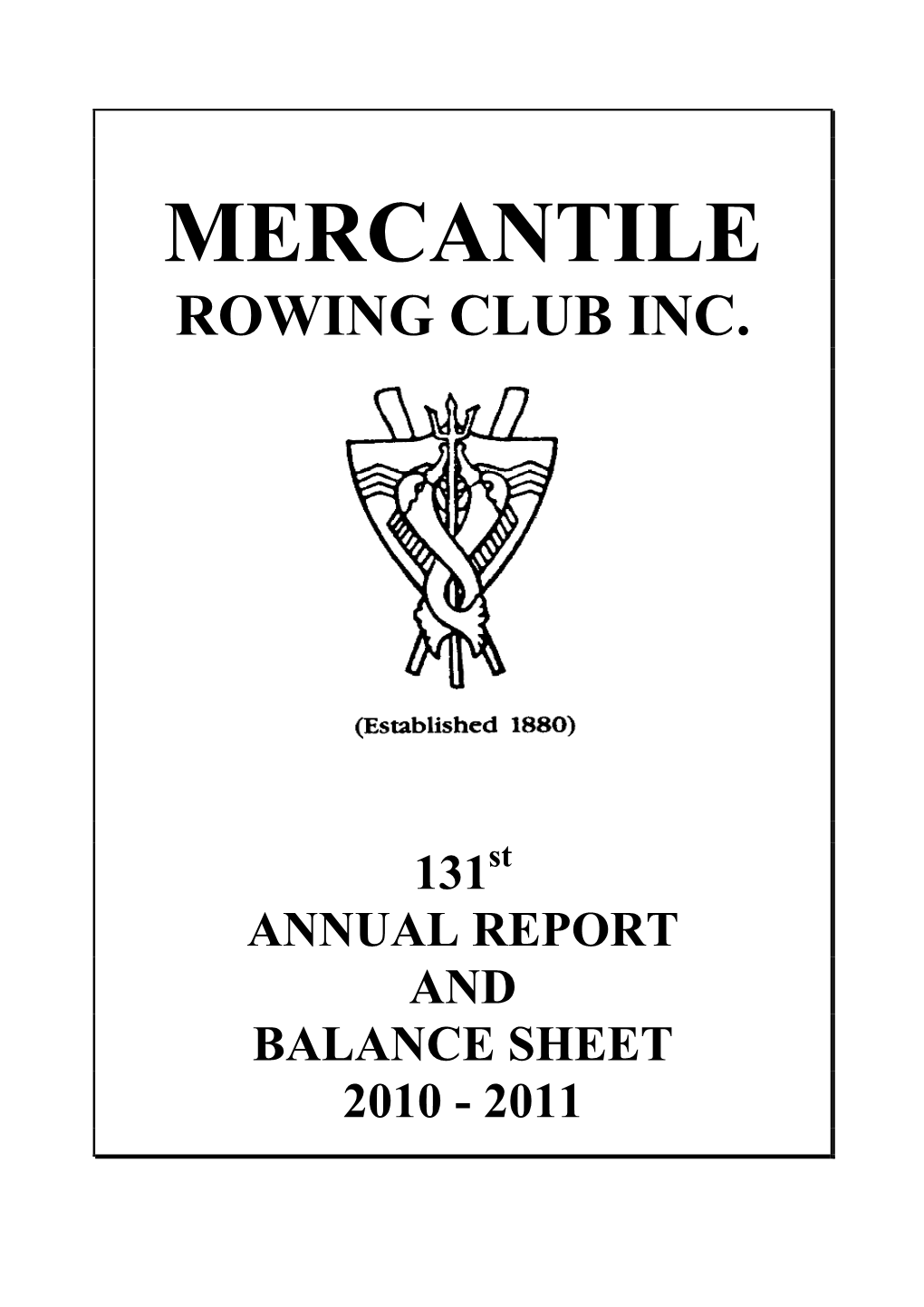 Mercantile Rowing Club Inc