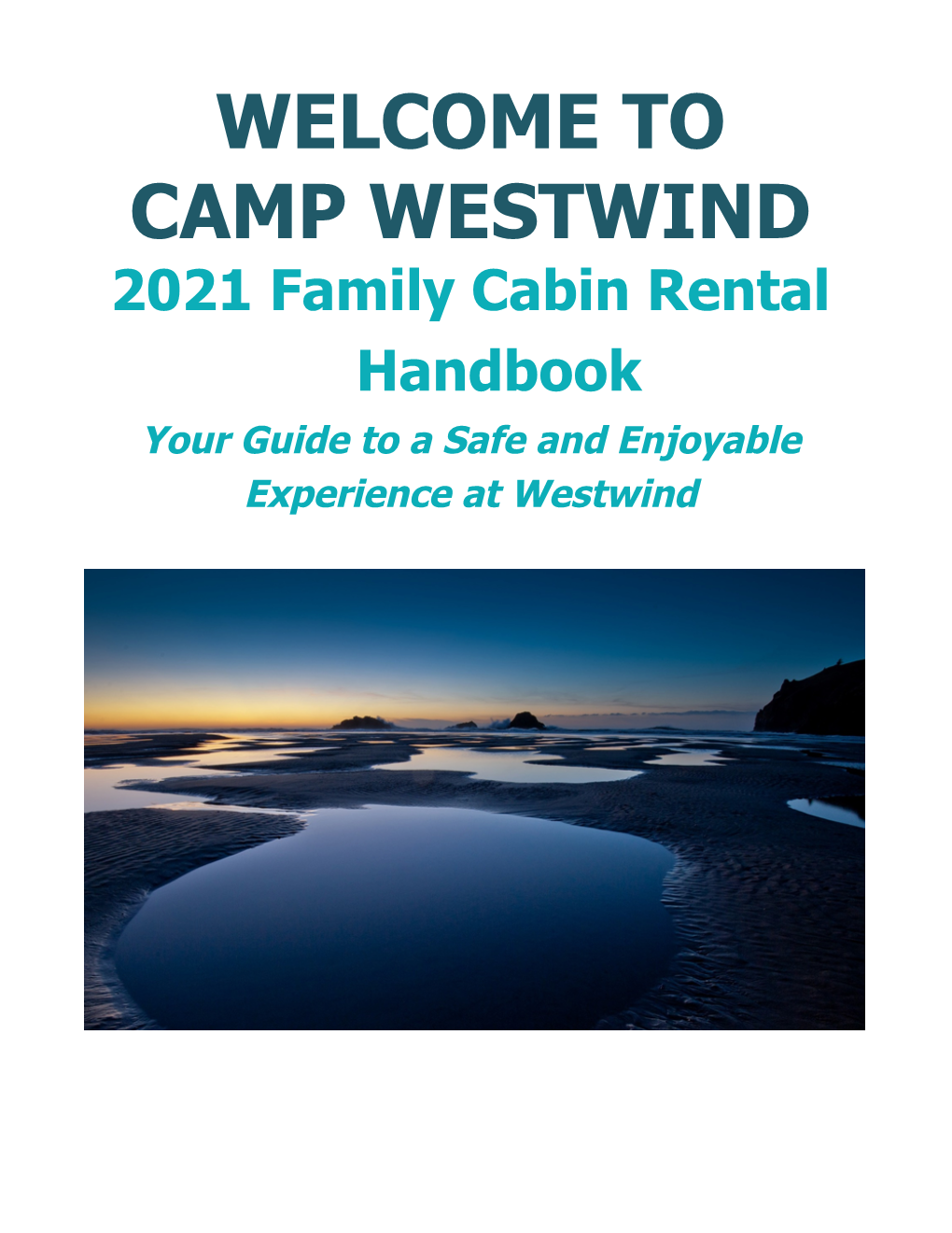 2021 Summer Family Cabin Rental Handbook