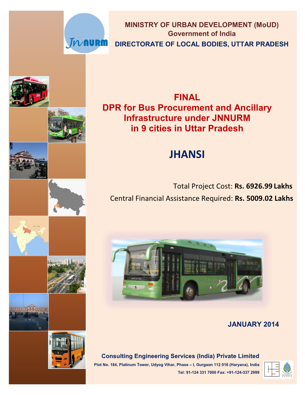 City Bus Transportation Final DPR-Jhansi