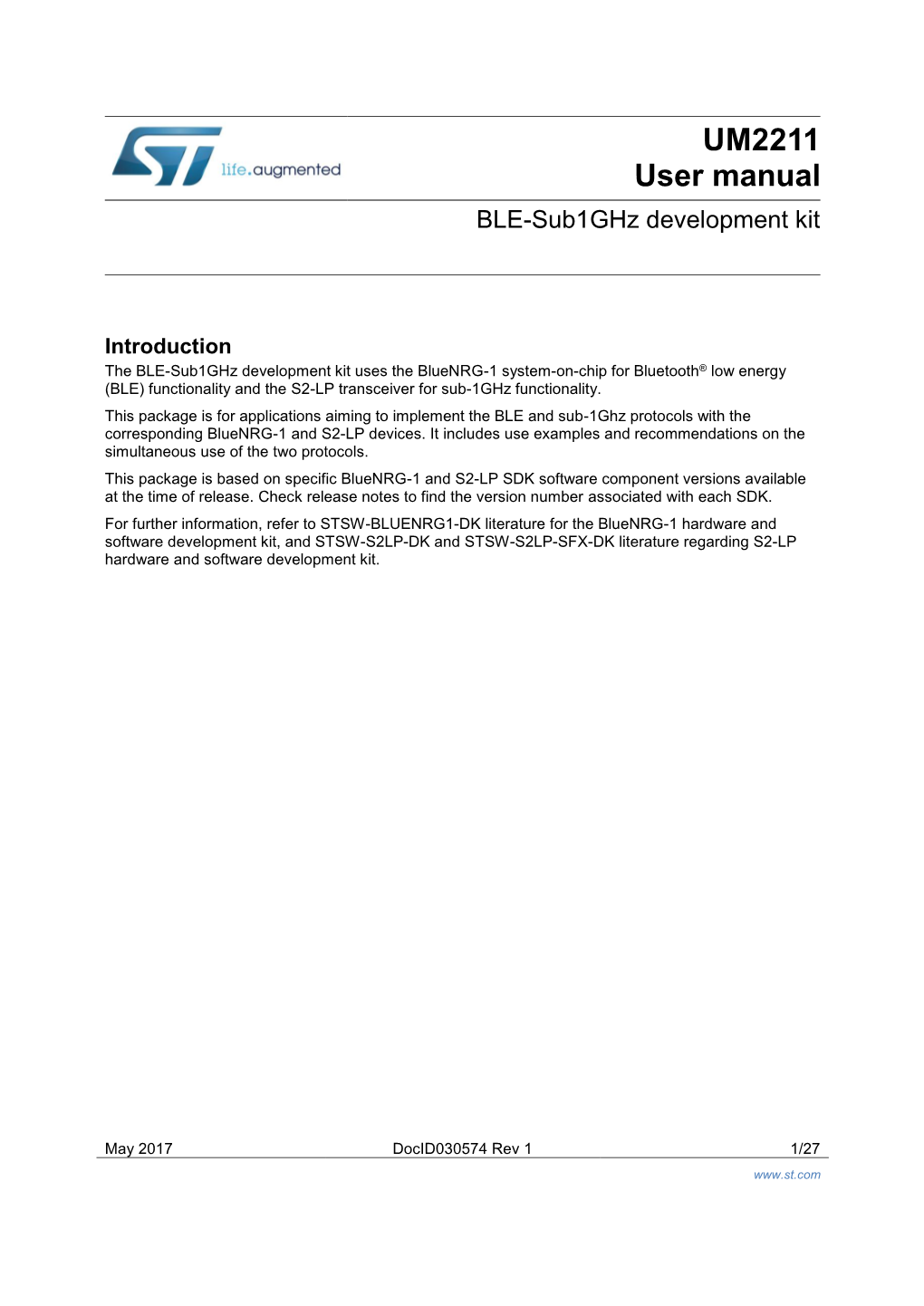 BLE-Sub-1Ghz Development