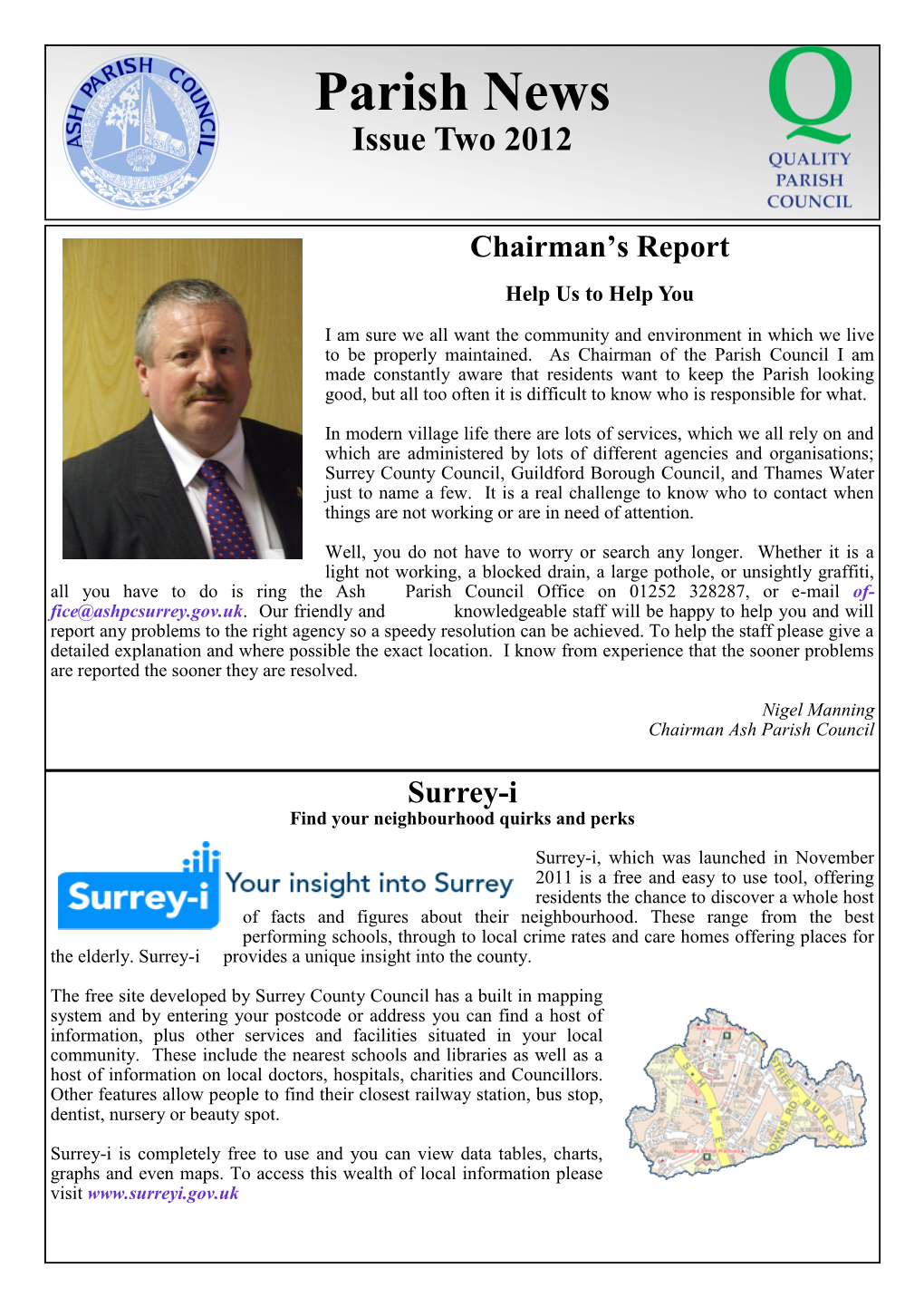 Parish News Issue Two 2012
