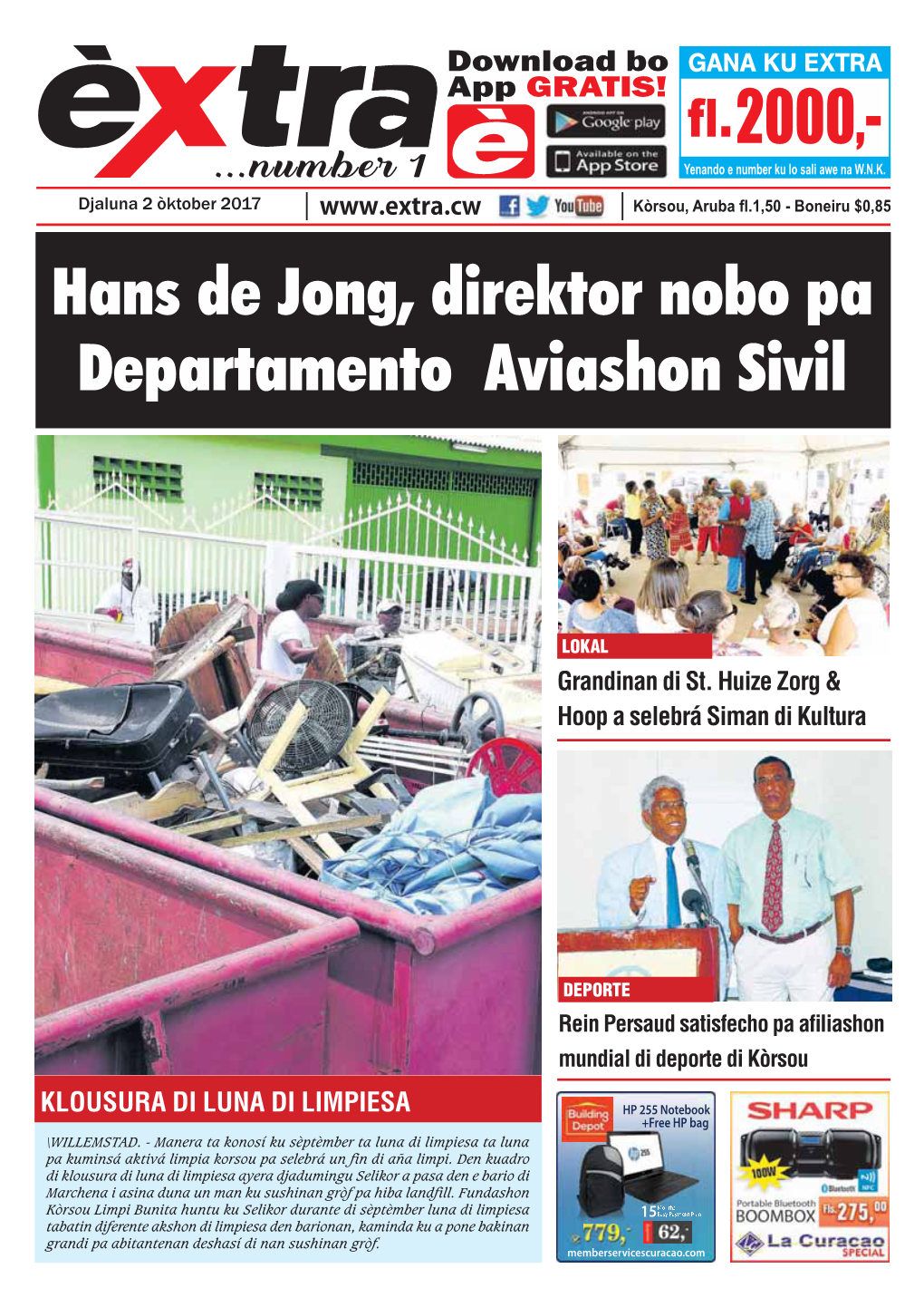 Hans De Jong, Direktor Nobo Pa Departamento Aviashon Sivil