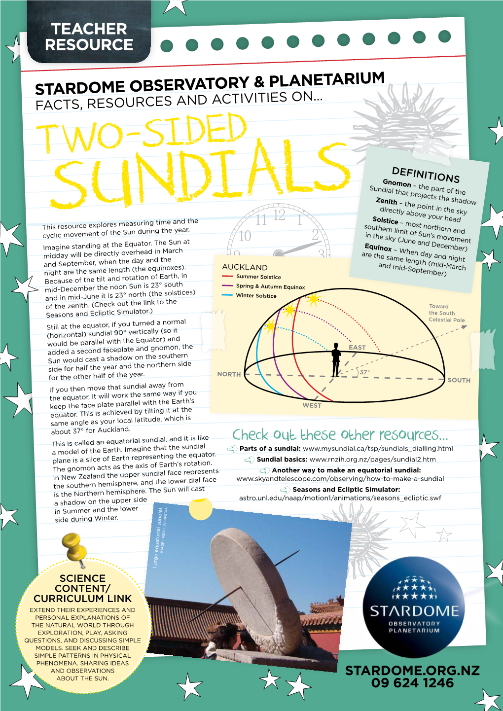 Two-Sided Sundials