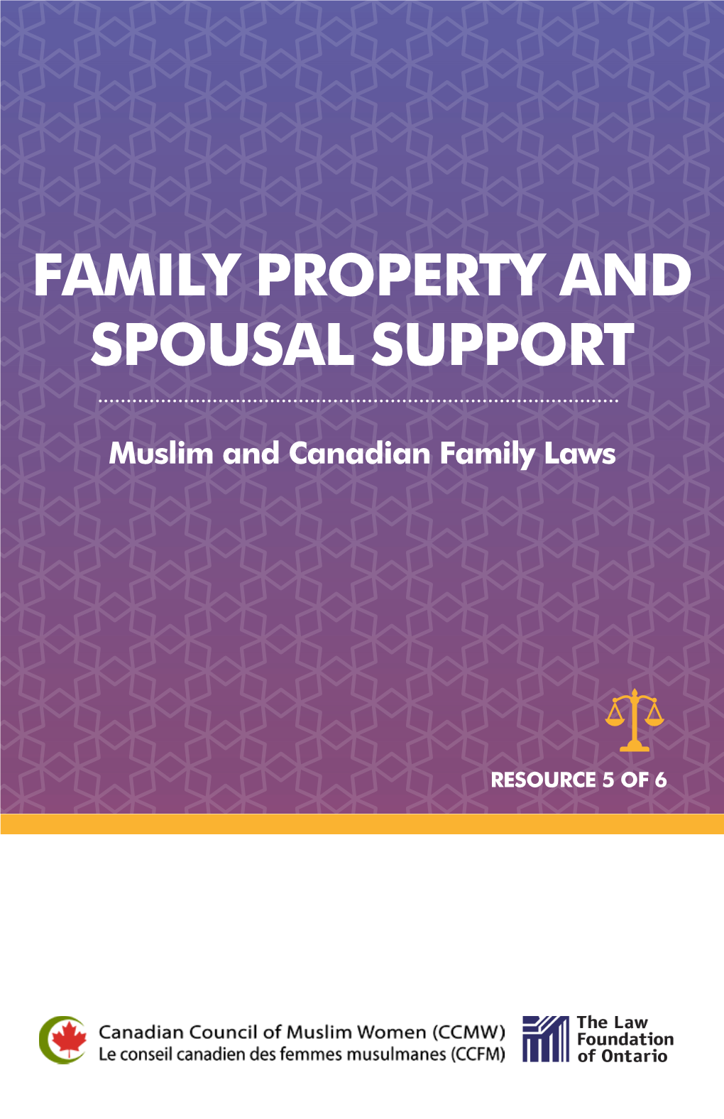 Family Property and Spousal Support