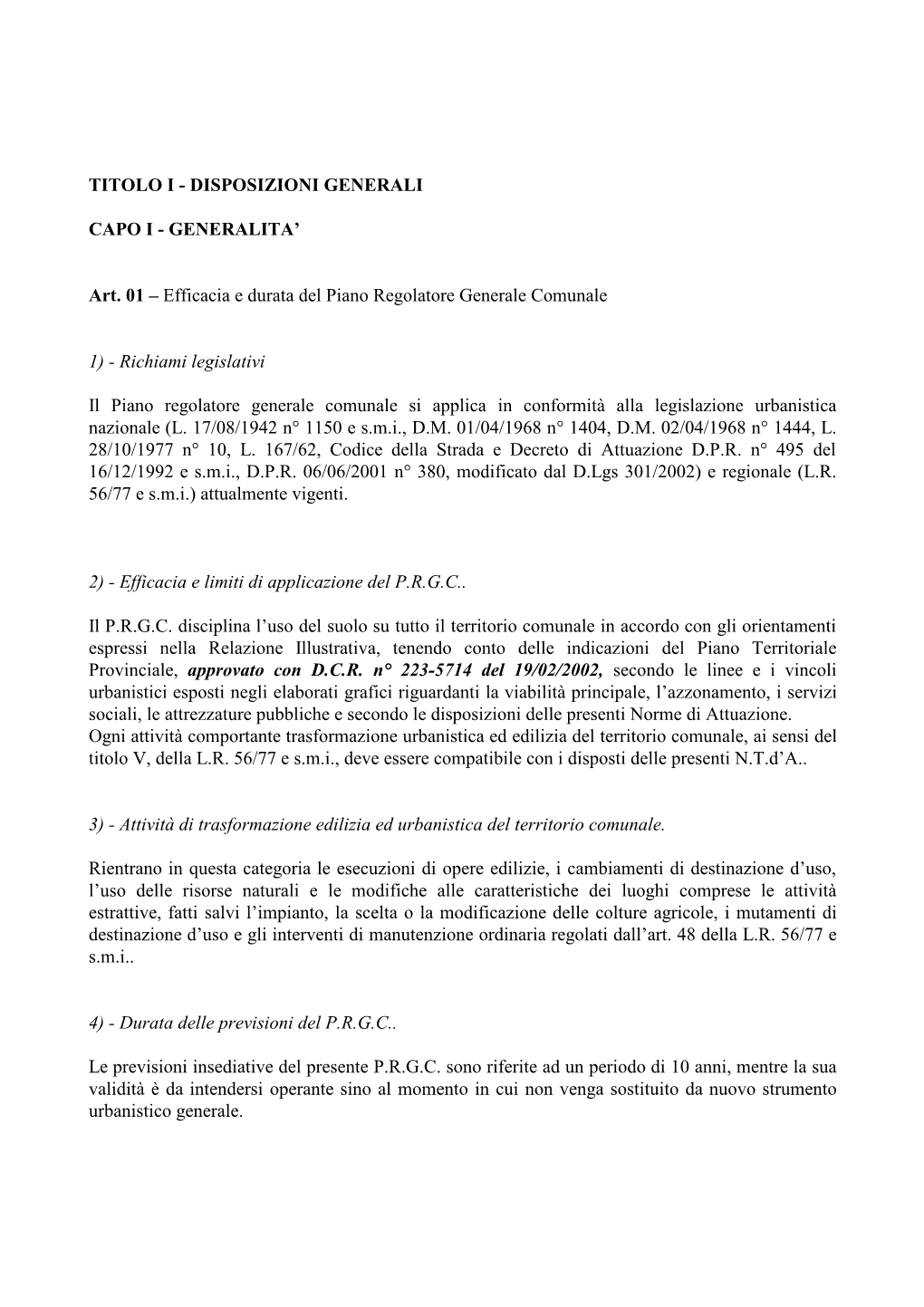 Sarezzano Norme Di Attuazione Giugno2004.Pdf