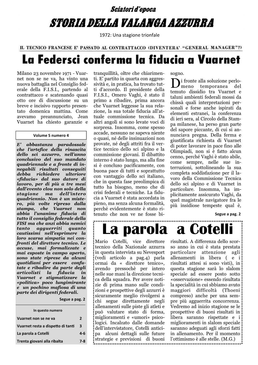 1972 Vol 5 N 4 Vuarnet Cotelli