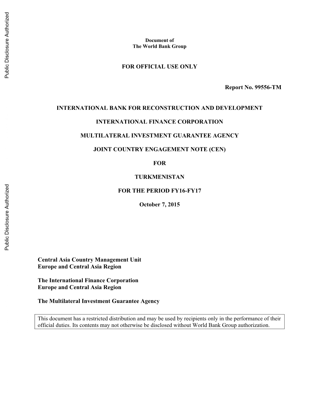 World Bank Document