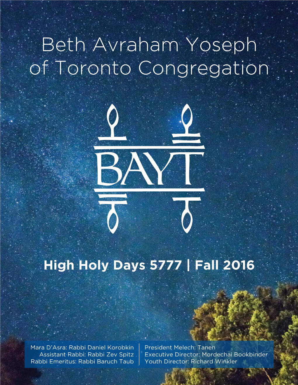 Beth Avraham Yoseph of Toronto Congregation