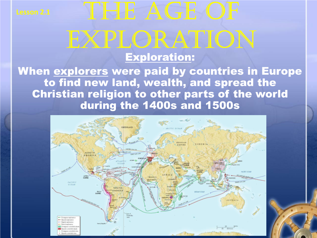 The Age of Exploration