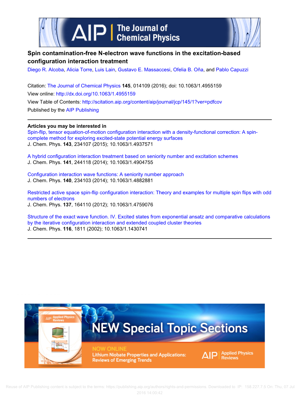 Spin Contamination-Free N-Electron Wave Functions in the Excitation-Based Configuration Interaction Treatment Diego R