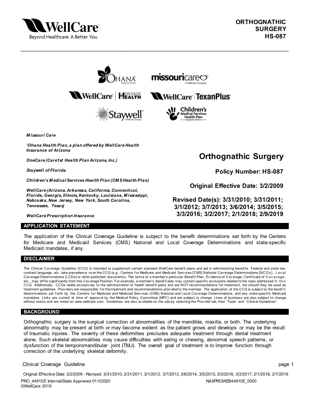 Orthognathic Surgery Hs-087