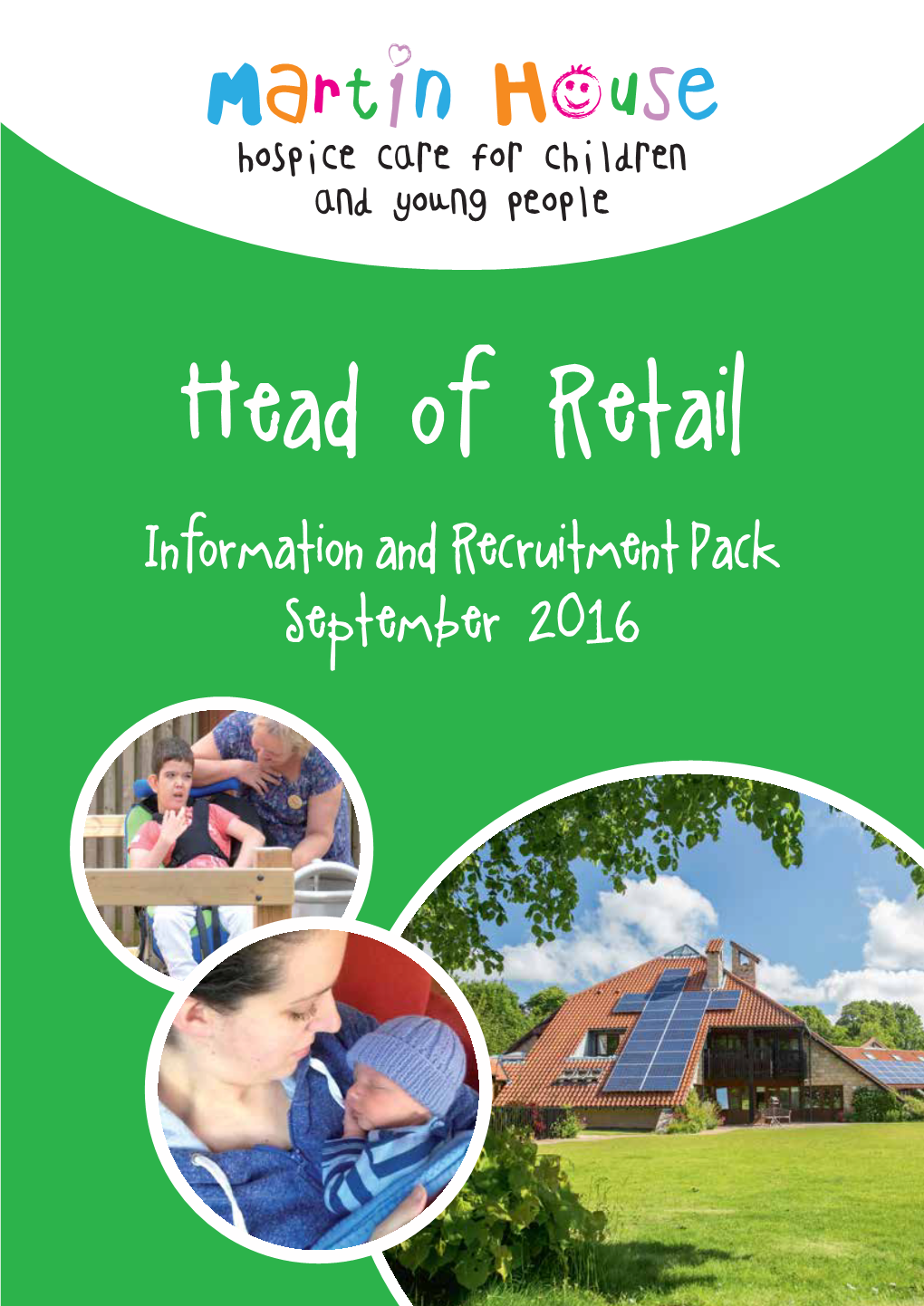 Head of Retail Information and Recruitment Pack September 2016 Head of Retail • Introduction