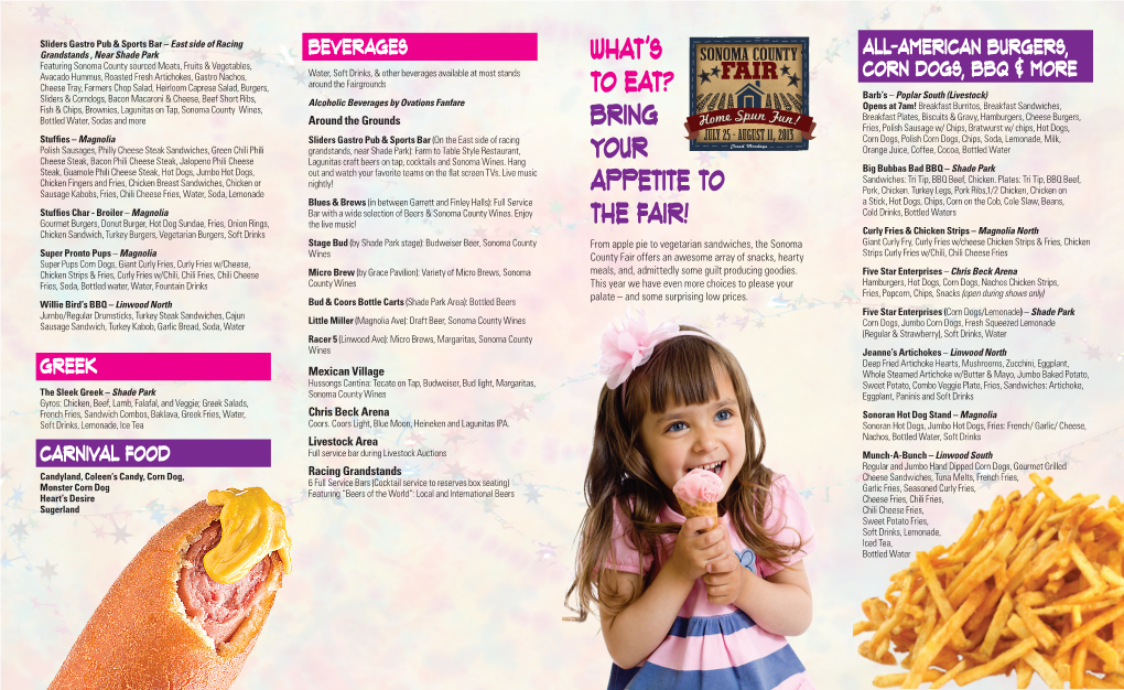 Bring Your Appetite to the Fair!