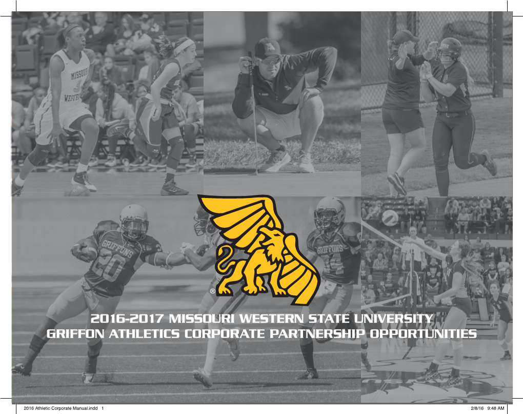 2016-2017 Missouri Western State University Griffon Athletics Corporate Partnership Opportunities