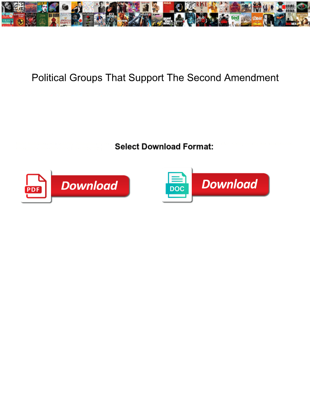 Political Groups That Support the Second Amendment