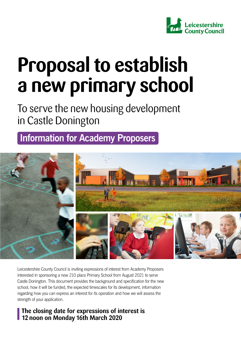 Castle Donington Proposal Brochure