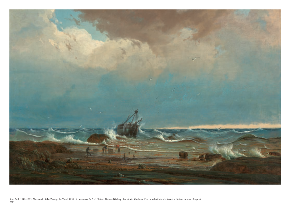 Knut Bull (1811–1889) the Wreck of the 'George the Third'
