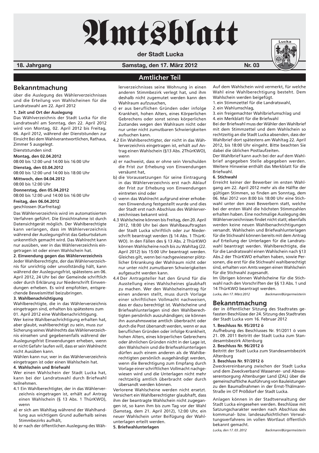 Amtsblatt 03-2012