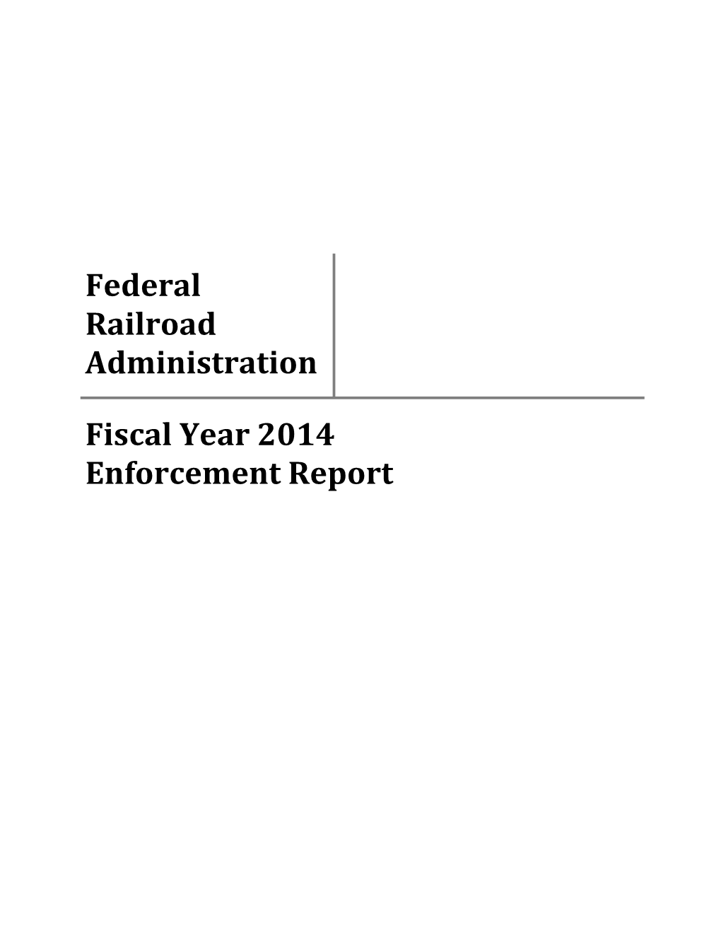 Federal Railroad Administration