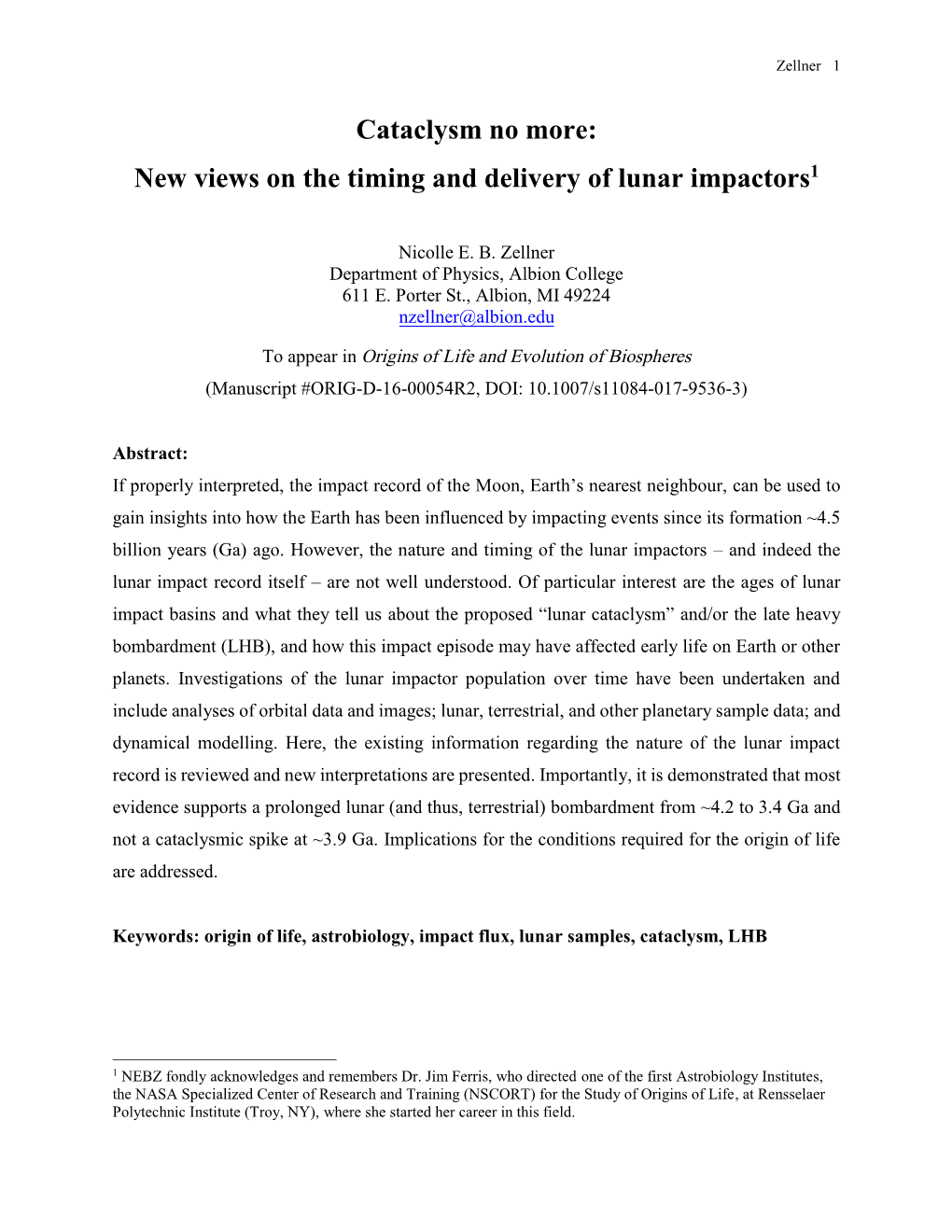 The Late Heavy Bombardment and Lunar Impact Glasses: a Love Story